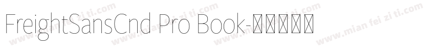 FreightSansCnd Pro Book字体转换
